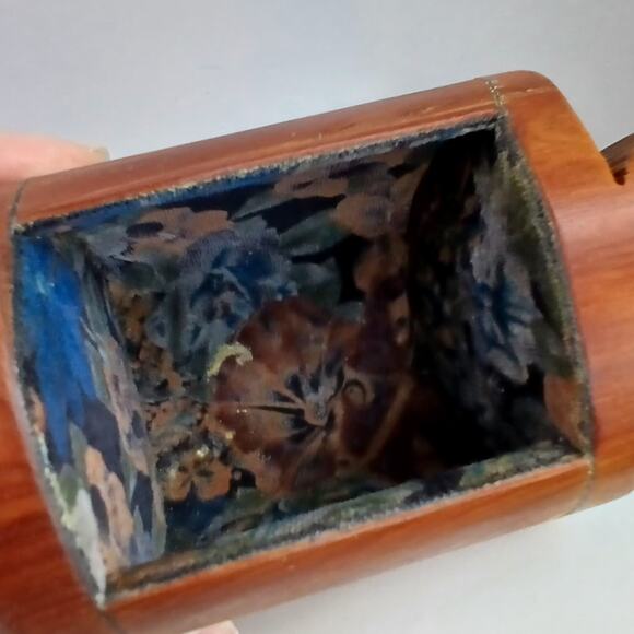 VTG Artisan Made Wooden Stash Box /Organic Natural Wood Design/ Hidden Drawer - Picture 12 of 13